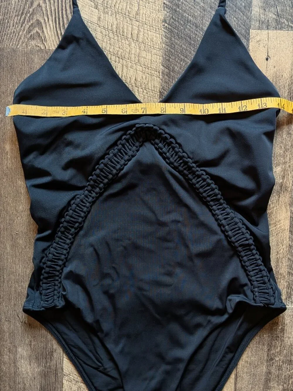 Peixoto One Piece Halter Swimsuit Black Large - Picture 7 of 7